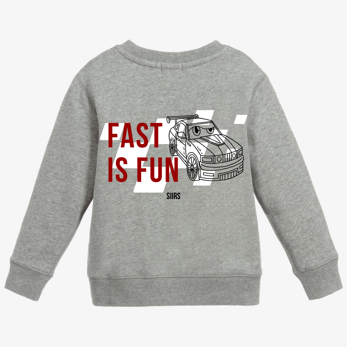 Fast Is Fun Grey Sweatshirt