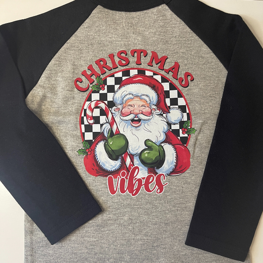 Christmas Vibes Raglan T-Shirt