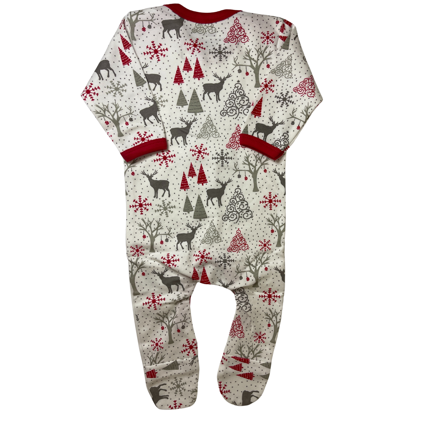 My First Christmas Footed Baby Sleepsuit