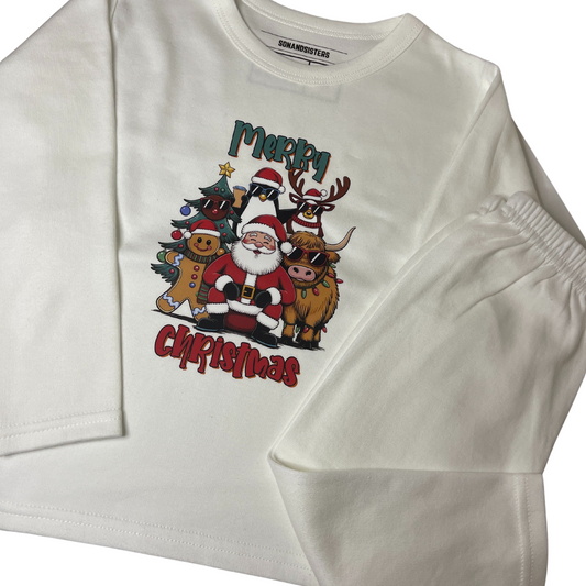 Santa's Christmas Crew Pyjama Set