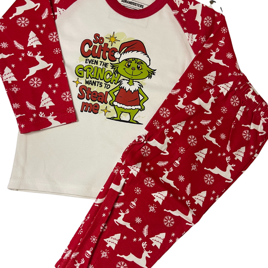 Grinch steals Christmas Pyjama Set