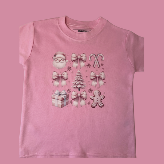 Pink festive T-shirt