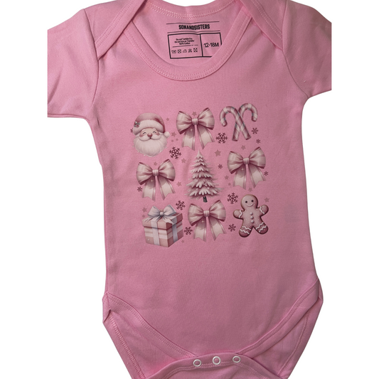 Pretty In Pink Candy Cane Christmas Vest